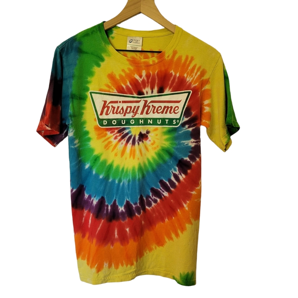 Tie Dye Krispy Kreme Doughnut T-shirt  Size Small